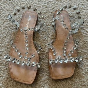 Jeffrey Campbell Rhinestone Sandals